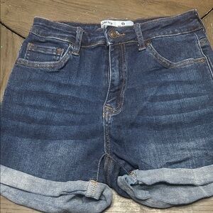 Max Jeans Dark Blue Jean Shorts